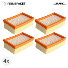 4x Flachfaltenfilter Filter für Kärcher Staubsauger WD4 WD5 WD6 MV4 MV5 MV6