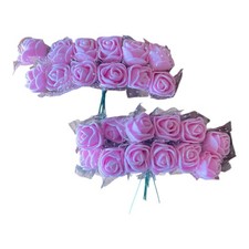 NEU ♥ 24 kleine Schaumrosen