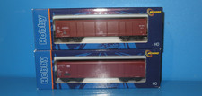 2x Mehano 54751/60  H0  4-Achs Hochbordwagen/Güterwagen  der DB in OvP #8506