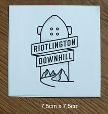 Riotlington Downhill Skateboard Longboard Sticker Aufkleber Street surfing 