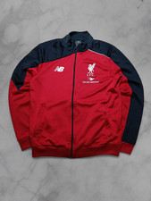 Vintage New Balance Liverpool Trackjacket Größe M Rot Schwarz Trainingsjacke