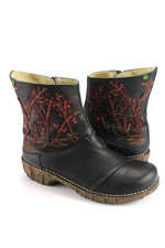 El Naturalista Gr.39 Damen Stiefel Stiefeletten Boots  Leder Schwarz  TOP  K 270