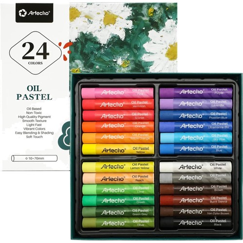 Pastellkreide 24er set - pastellkreide,