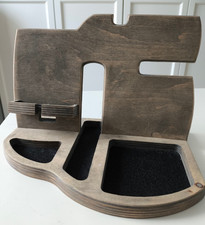 Organizer Holz Telefon Nachttisch Schreibtisch Schlüssel Brille Brieftasche