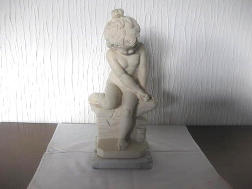 Prächtige alte putto skulptur - alte,