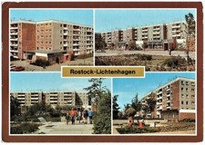 alte Ak Rostock, Lichtenhagen, Mehrbild,  gelaufen 1984