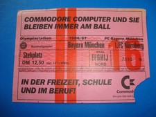 86/87 Ticket FC Bayern