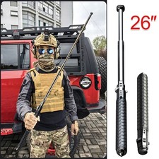 26'' Teleskopstange Teleskopstöcke Telescopic Rod Einstellbar Stahl Wanderstock