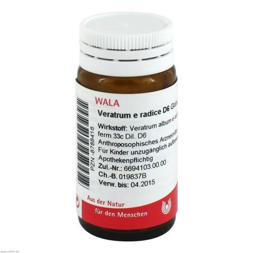 Veratrum radice 6 - radice, globuli