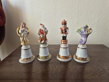 4 Hutschenreuther Tischglocke Weihnachten Weihnachtsglocke Glocke Weihnachtsdeko
