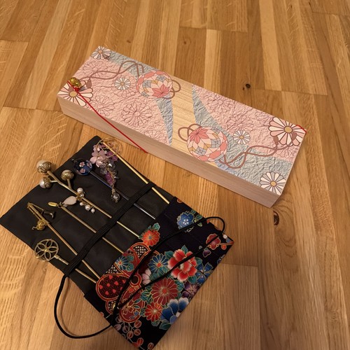 Japanische kanzashi haarnadel - kanzashi,