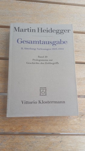 Heidegger prolegomena zur - heidegger"prolegomena,