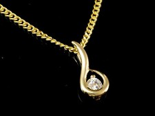 750 Gold mini Anhänger mit