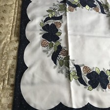 Tischdecke Weihnachten Mitteldecke Decke Weihnachtsdecke Zweige Sterne RICO