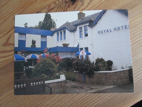 Postkarte the royal hotel - -,