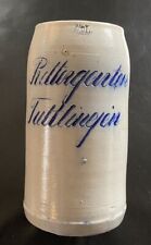 antiker Bierkrug  Gasthaus Rittergarten Tuttlingen 8/10 L - geritzt