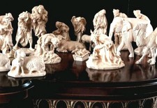 17- teiliges Krippenfiguren