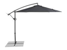 LIVARNO home Ampelschirm, 3 m, mit Handkurbel, anthrazit - B-Ware neuwertig