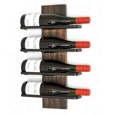 Weinregal Wand Metall Schwarz