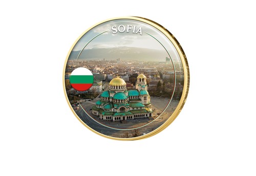 Euro vergoldet sofia - euro,