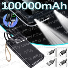 100000mAh Power Bank USB C