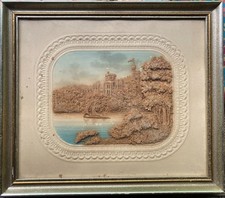 Korkbild Diorama um 1860 -