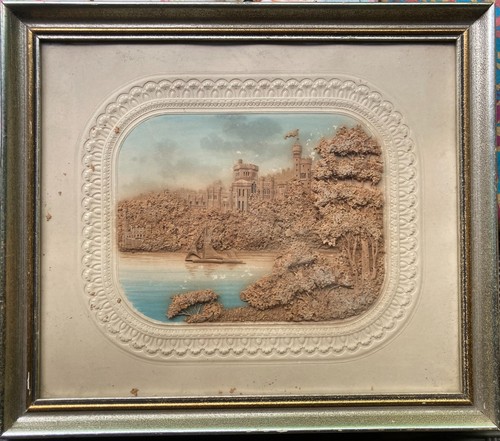 Korkbild diorama 1860 - korkbild,