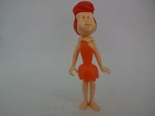 Fred Feuerstein Figur " Wilma mit orangem Kleid