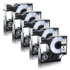 5PK Compatible Black on White