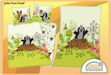 Babybettwäsche Babydecke Bettwäsche Kuscheldecke - Der kleine Maulwurf NEU