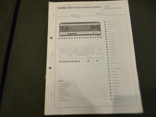 Original service manual - original,
