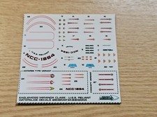 Star Trek Raumschiffe EAGLEMOSS RELIANT SARATOGA - MIRANDA CLASS - NUR AUFKLEBER