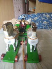 Altes holzspielzeug Pferde