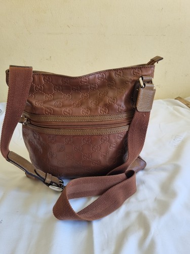 Gucci handtasche leder message - leder,