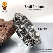 Skull Armband 22 mm Herren