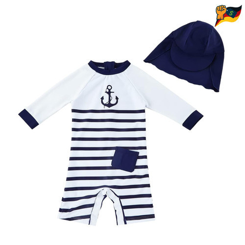 Baby badeanzug sonnenhut upf - badeanzug,