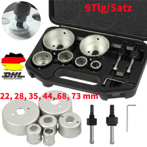 9tlg satz fliesen bohrer - 9tlg/satz,