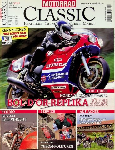 Motorrad classic 2011 - 05/2011,