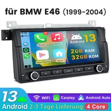 Android 14 DAB+ Carplay Autoradio GPS RDS WiFi Für BMW 3er E46 M3 Rover 75 MGZT