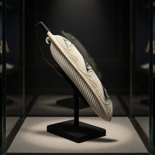 Maori huia feder - maori, anhänger