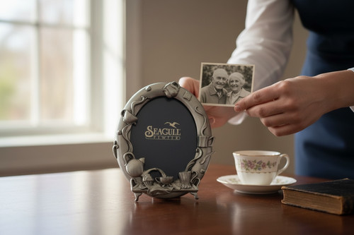 Seagull pewter tea time - seagull,