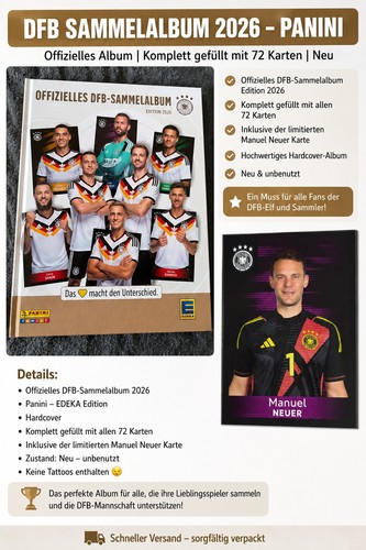 Panini dfb edeka sammelkarten - dfb,