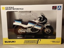 SUZUKI RG 250F AOSHIMA Druckguss Fertigmodell Maßstab 1:12 