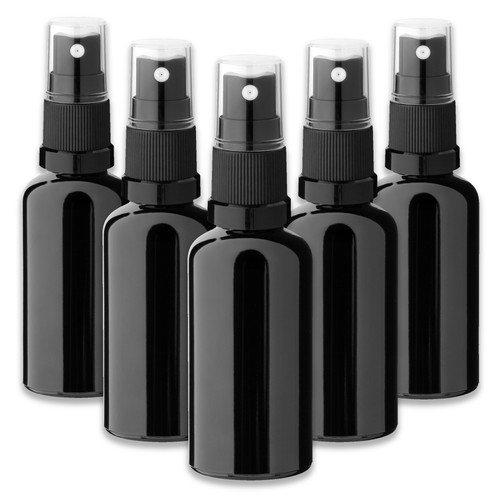 Glasflasche schwarz ml - glasflasche,