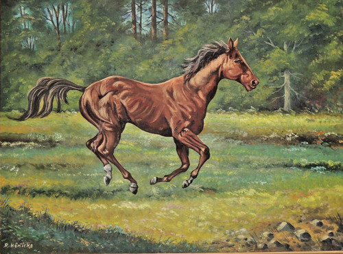 ölbild rahmen laufendes - Ölbild, rahmen-laufendes