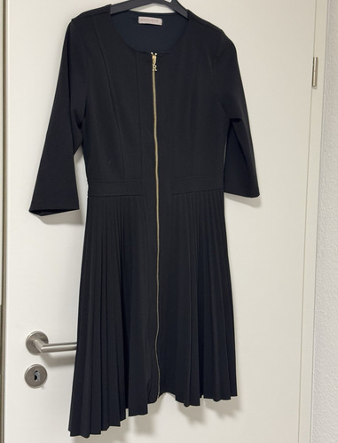 Damen abendkleid schwarz midi - damen,