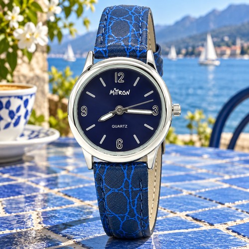Mitron damenuhr blau - mitron,
