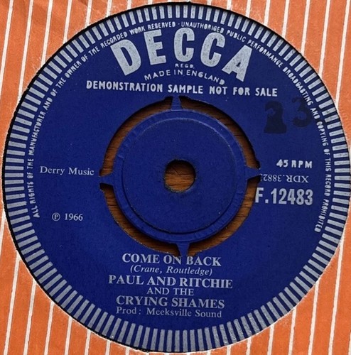Rare freakbeat paul ritchie - freakbeat, &