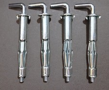 fischer Hohlraum-Metalldübel Spreizdübel HM 5x65 H mit Winkelhaken 4 Stück