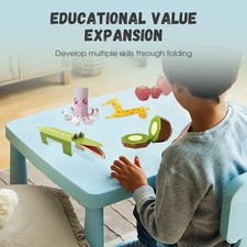 3D Origami Buch Tiere Früchte